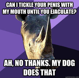 Sexually Oblivious Rhino