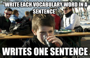 Lazy Elementary School Kid