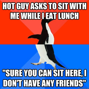 Socially Awesome Awkward Penguin