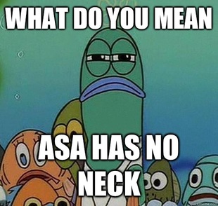 Serious fish SpongeBob