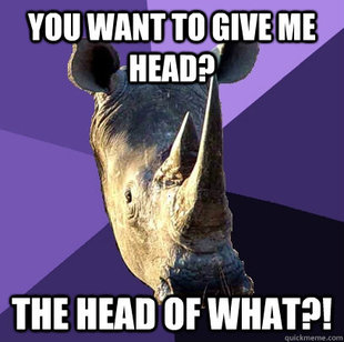 Sexually Oblivious Rhino