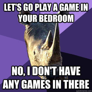 Sexually Oblivious Rhino