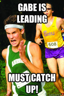 Intense Cross Country Kid