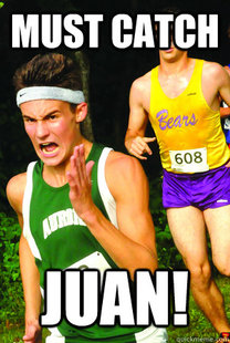Intense Cross Country Kid
