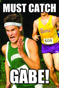 Intense Cross Country Kid