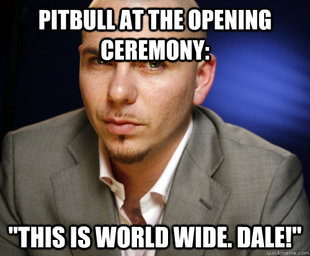 Pitbull at the Olympics