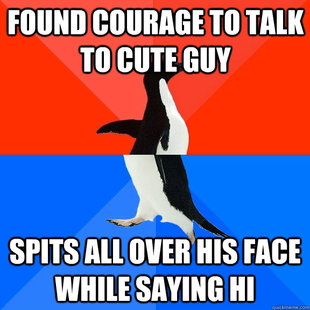 Socially Awesome Awkward Penguin