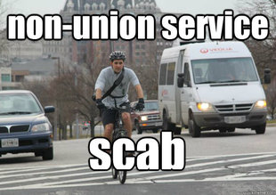 Scumbag cyclist