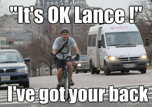 Scumbag cyclist
