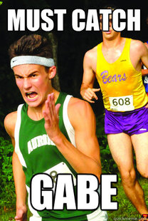 Intense Cross Country Kid