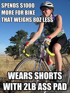 Scumbag cyclist