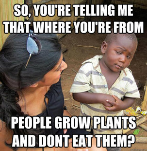 Skeptical Third World Kid