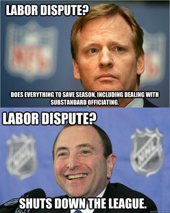 Good Guy Goodell  Bad Guy Bettman