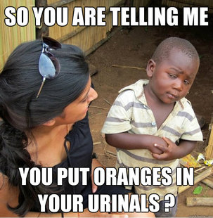 Skeptical Third World Kid