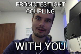 Overly attached programmer