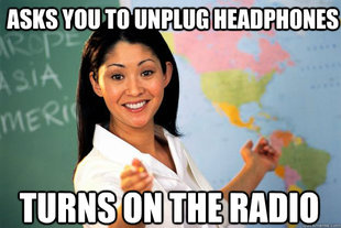 Unhelpful High School Teacher