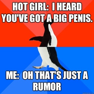 Socially Awesome Awkward Penguin