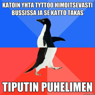 Socially Awkward Awesome Penguin