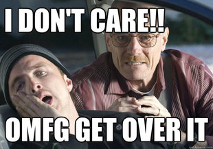 Get over it