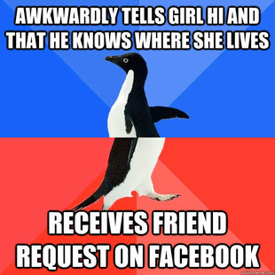 Socially Awkward Awesome Penguin