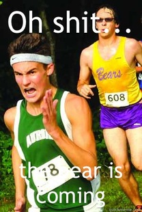 Intense Cross Country Kid