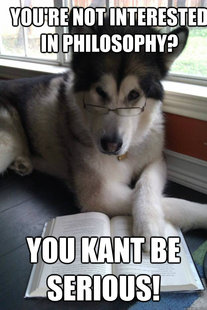 Condescending Literary Pun Dog