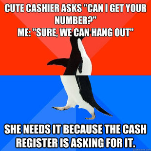 Socially Awesome Awkward Penguin