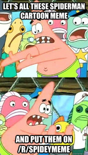 Push it somewhere else Patrick