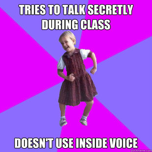 Socially awesome kindergartener