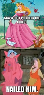 Sleeping Beauty dress nailed it