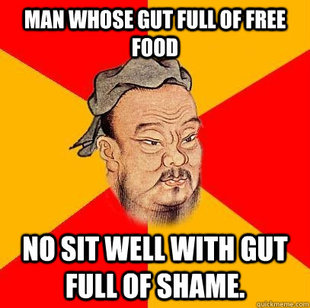 Confucius says