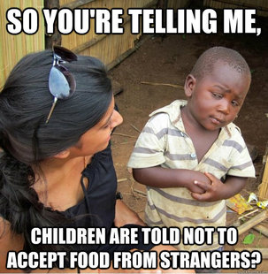 Skeptical Third World Kid
