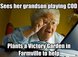 Grandma finds the Internet