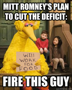 Romney made Big Bird sad