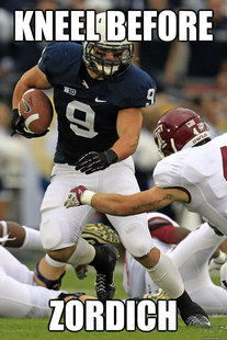 Kneel Before Penn State RBs