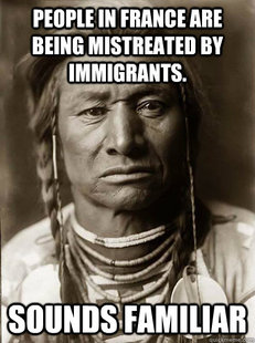 Unimpressed American Indian