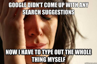 First World Problems