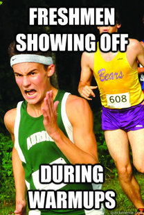 Intense Cross Country Kid