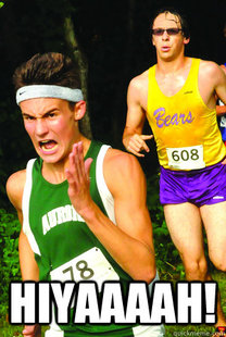 Intense Cross Country Kid