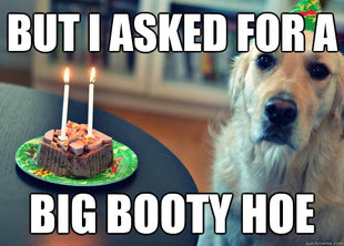 Sad Birthday Dog