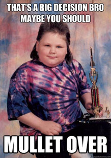 1st place mullet
