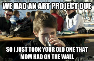 Lazy Elementary School Kid