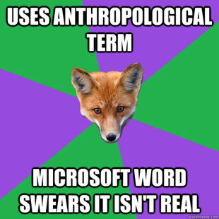 Anthropology Major Fox