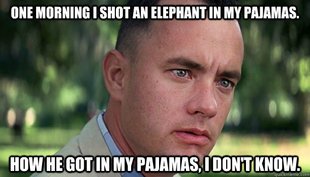 Offensive Forrest Gump