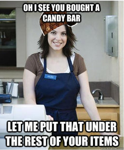Scumbag Cashier