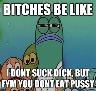 Serious fish SpongeBob