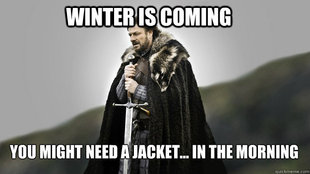 Ned stark winter is coming