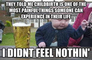 drunk baby