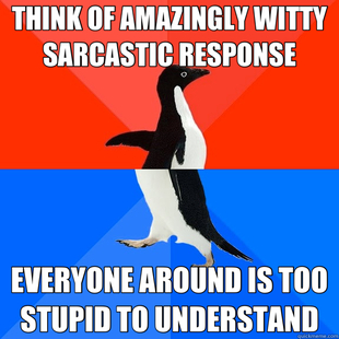 Socially Awesome Awkward Penguin