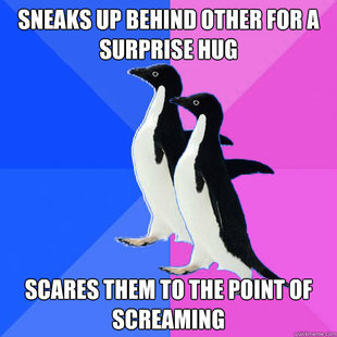 Socially Awkward Couple